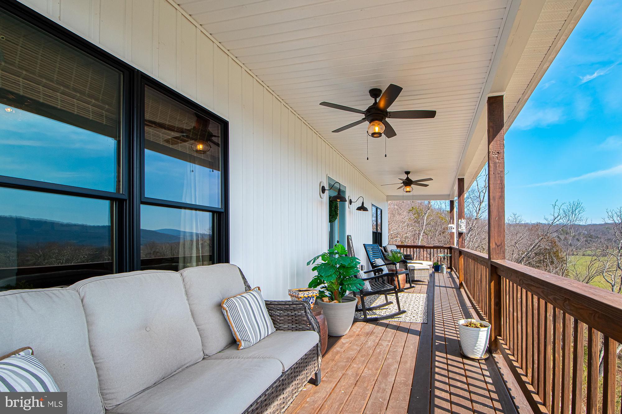 691 Sunset Village Road Front Royal, VA 22630 - Photo 10 of 63 2nd porch view of the river