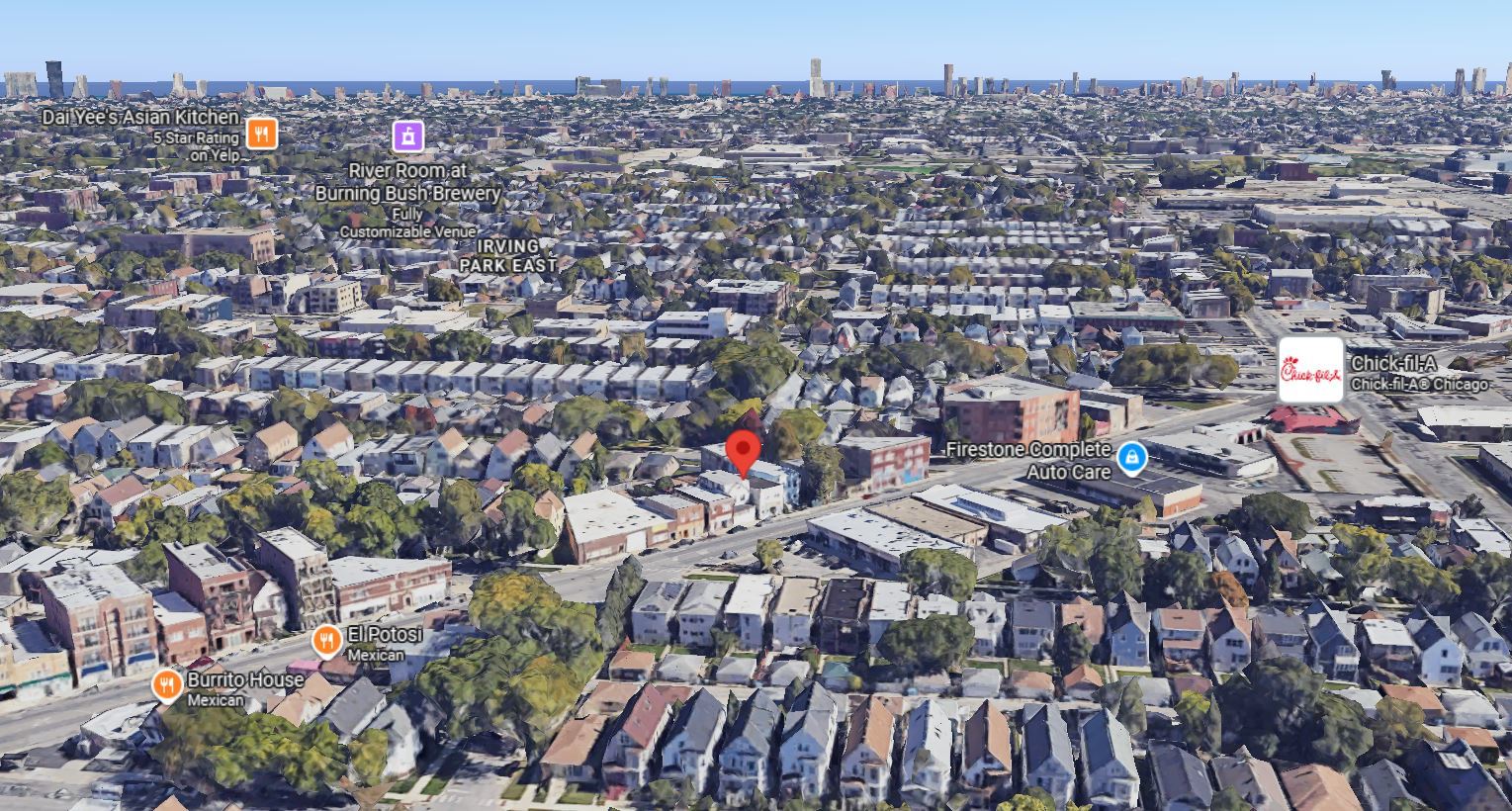 3675 North Elston Avenue Chicago, IL 60618 - Photo 14 of 19 an aerial view of city