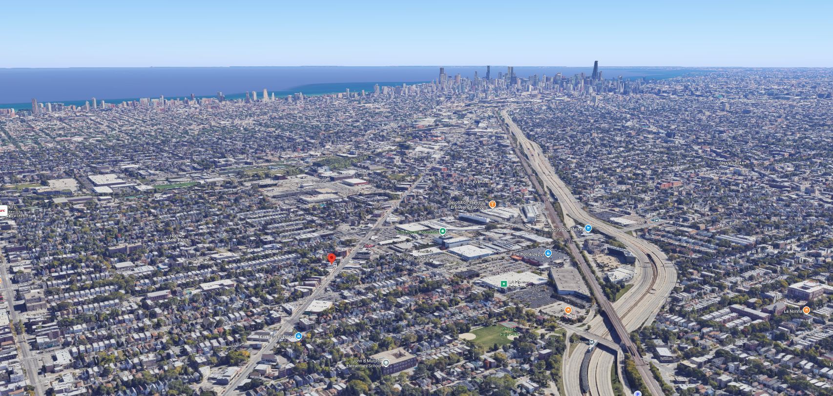 3675 North Elston Avenue Chicago, IL 60618 - Photo 19 of 19 an aerial view of multiple house