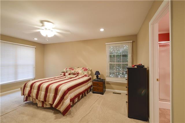 272 Revilo Road Leoma, TN 38468 - Photo 13 of 20 a bedroom with a bed and a chandelier