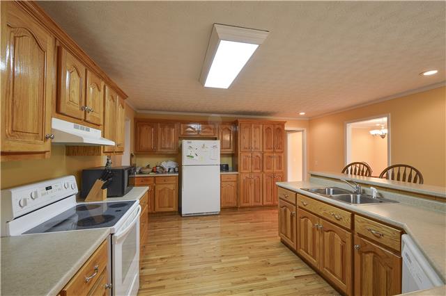 272 Revilo Road Leoma, TN 38468 - Photo 8 of 20 a kitchen with refrigerator and cabinets