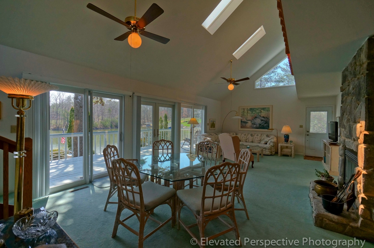 3458 Kemp Ford Road Union Hall, VA 24176 - Photo 9 of 32 Bright & Airy Living/Dining Area