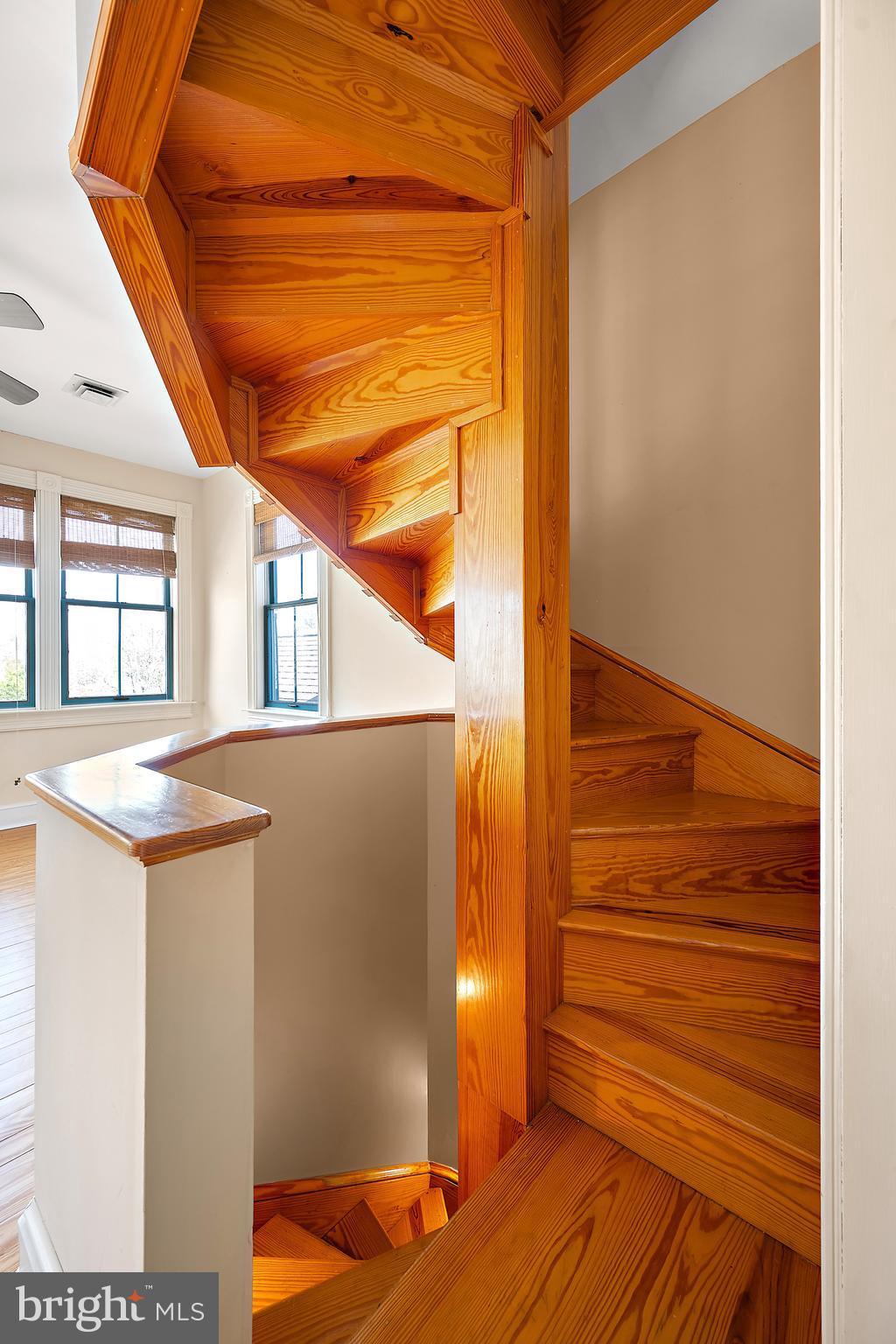 26090 Royal Oak Road Easton, MD 21601 - Photo 29 of 74 Spiral staircase from 1st to 3rd floors