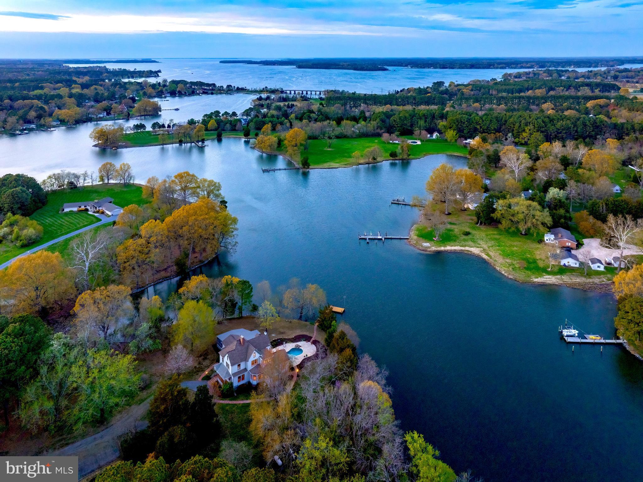 26090 Royal Oak Road Easton, MD 21601 - Photo 65 of 74 a view of a city with lake view