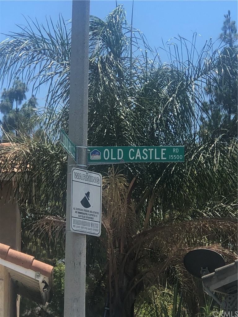 15579 Old Castle Road Fontana, CA 92337 - Photo 6 of 6 a view of a street sign