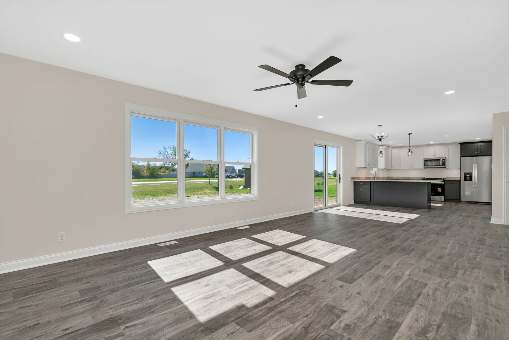 903 Springhill Drive Coal City, IL 60416 - Photo 10 of 37 a view of workspace with kitchen island furniture and a window