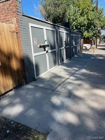 a view of a building entrance