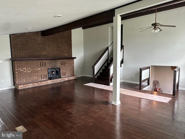 49 Valley View Drive Hanover, PA 17331 - Photo 38 of 64 a view of a livingroom with wooden floor and a fireplace