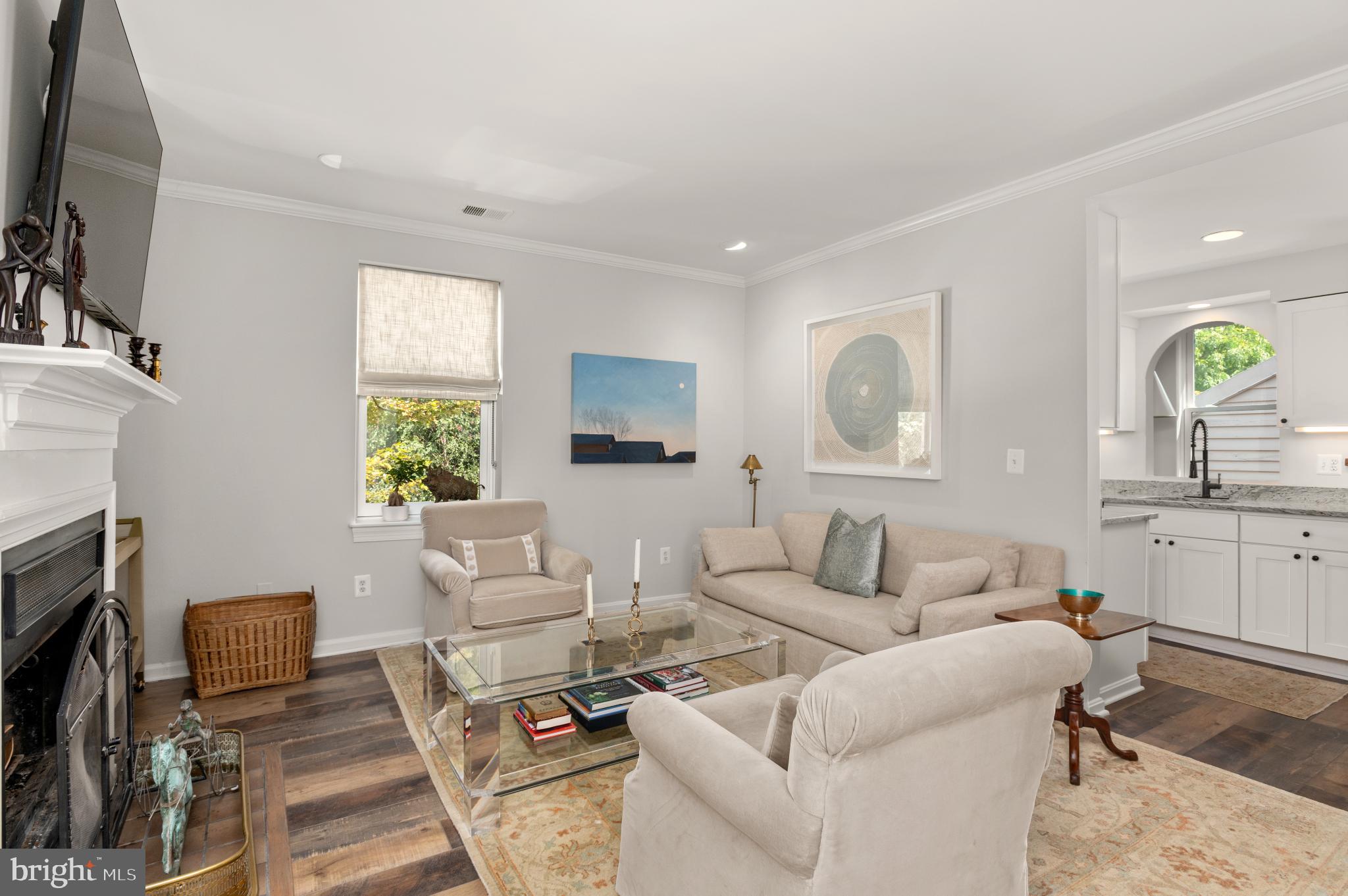 2736 P Street Northwest Washington, DC 20007 - Photo 6 of 12 Bright and inviting living space with charm.