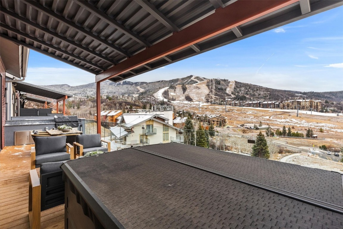 1855 Burgess Creek Road, Unit 4 Steamboat Springs, CO 80487 - Photo 37 of 45 a view of city from balcony