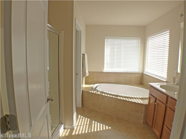 3104 Cranberry Ridge Drive High Point, NC 27265 - Photo 12 of 16 Master Bath/Spa. Large master bath area with separate shower and jetted tub!