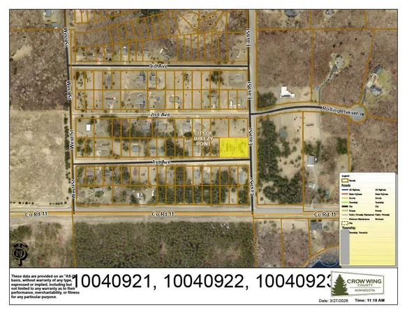 $20,000 | Tbd East Street, Breezy Point, MN 56472
