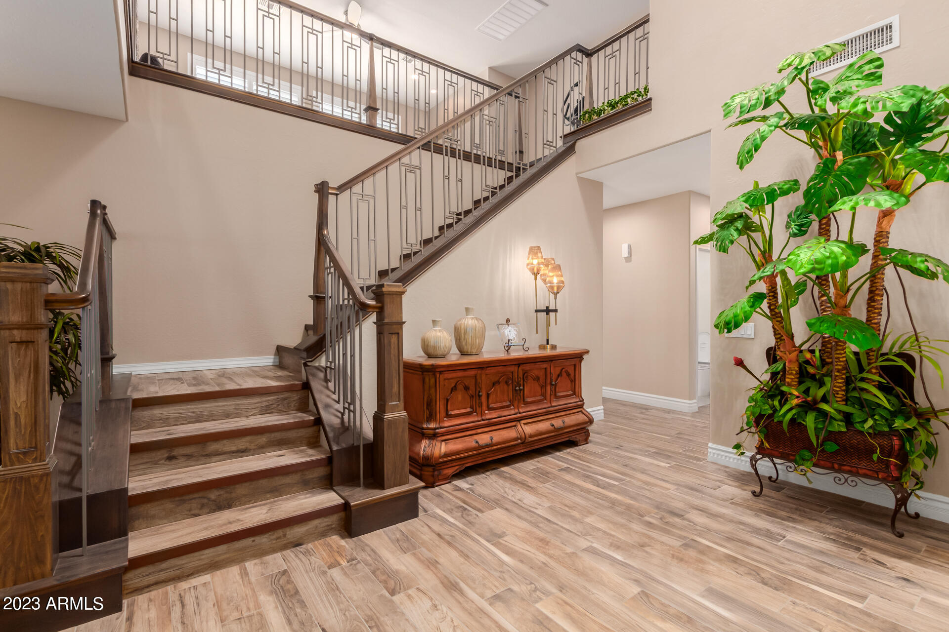 3416 West Montello Road Phoenix, AZ 85086 - Photo 26 of 71 a view of entryway with wooden floor