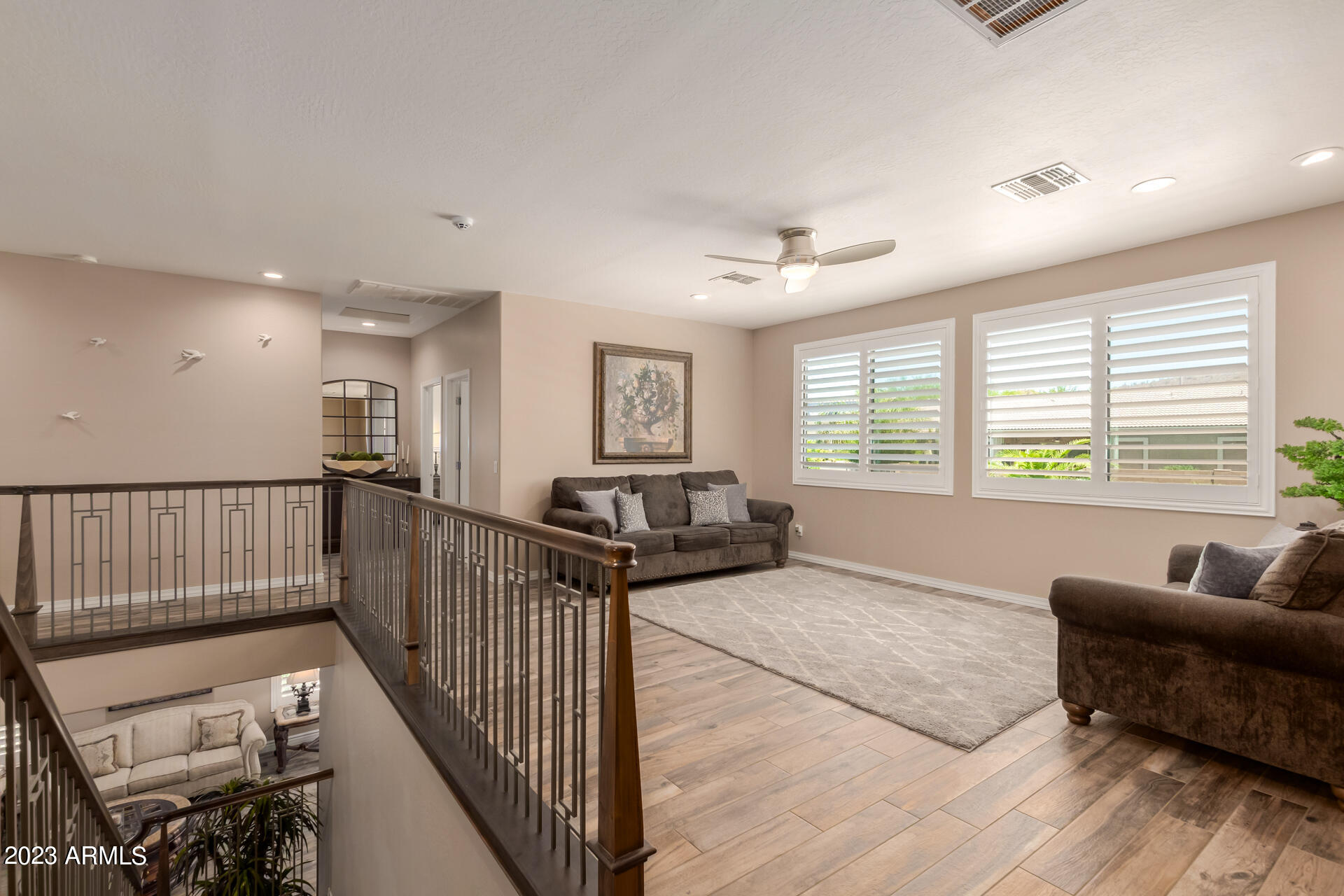 3416 West Montello Road Phoenix, AZ 85086 - Photo 27 of 71 a living room with furniture and a large window