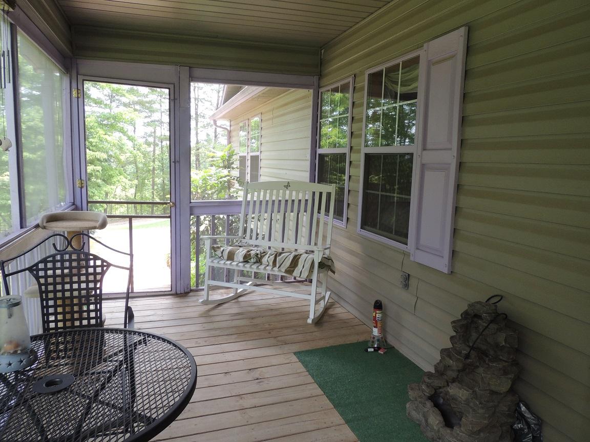 SCREENED FRONT PORCH