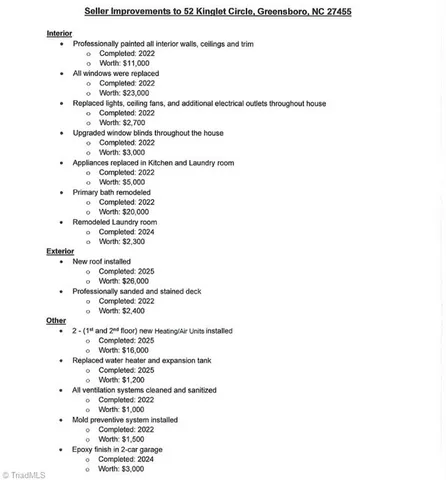 $615,000 | 52 Kinglet Circle, Greensboro, NC 27455