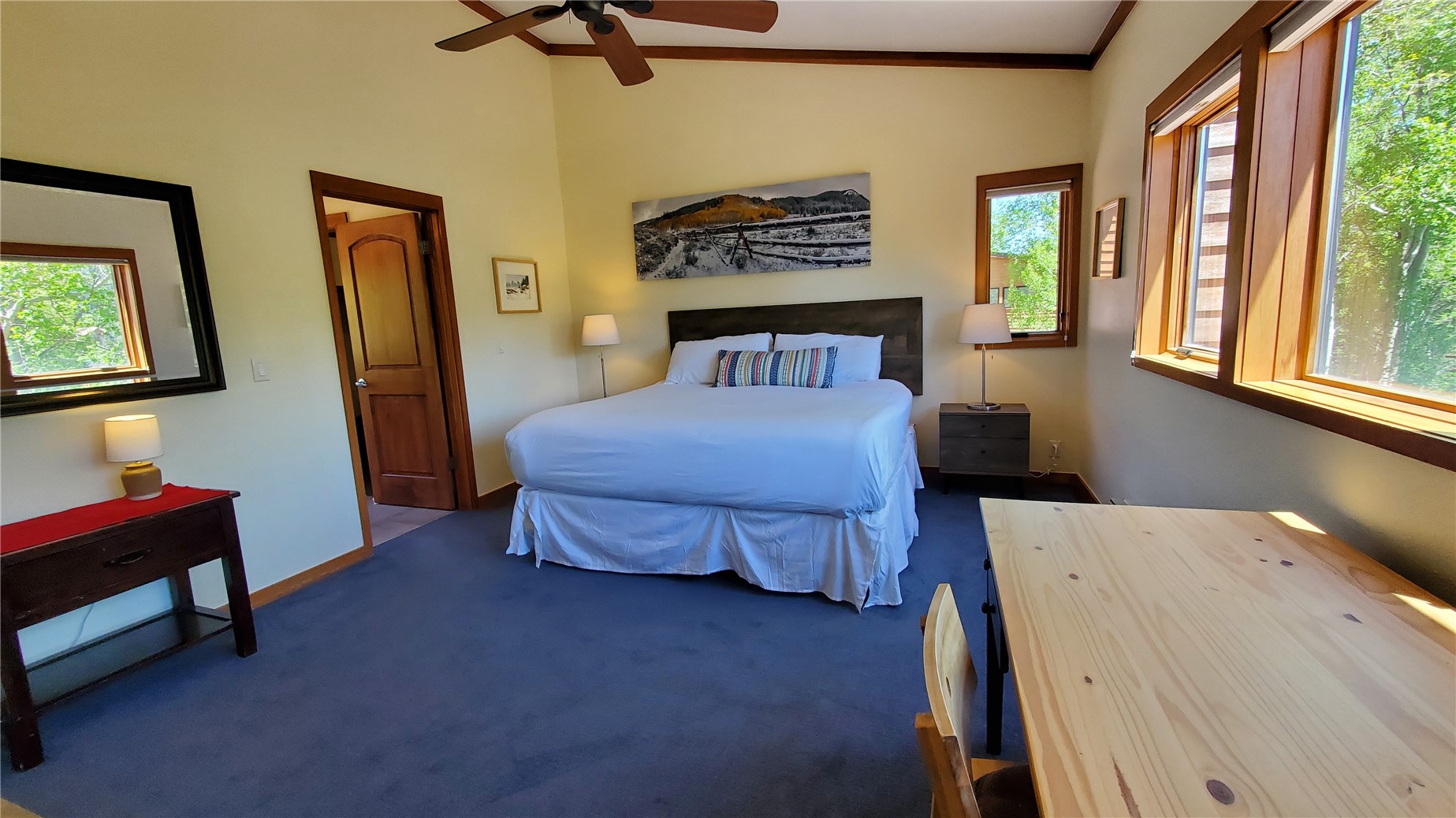 620 Tennis Club Road, Unit 1337 Keystone, CO 80435 - Photo 34 of 48 a bedroom with a bed and a dresser next to a window