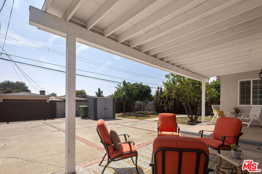 13610 Bracken Street Arleta, CA 91331 - Photo 19 of 23 a outdoor space with patio the couches and table with garden view