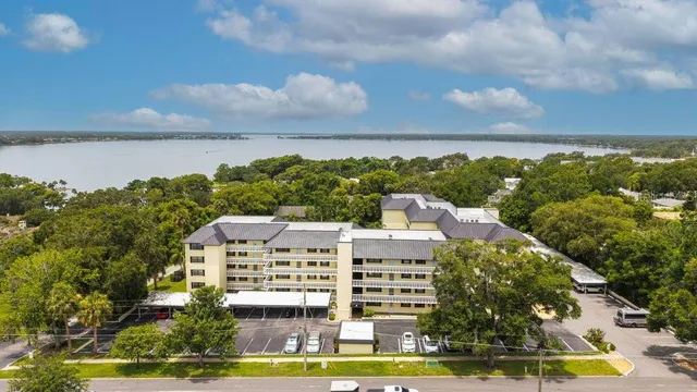 a view of a city with tall buildings