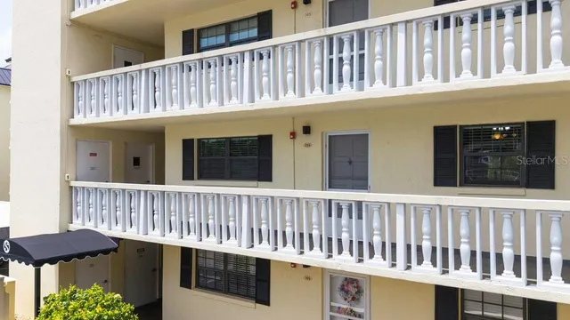 a view of a house with a deck