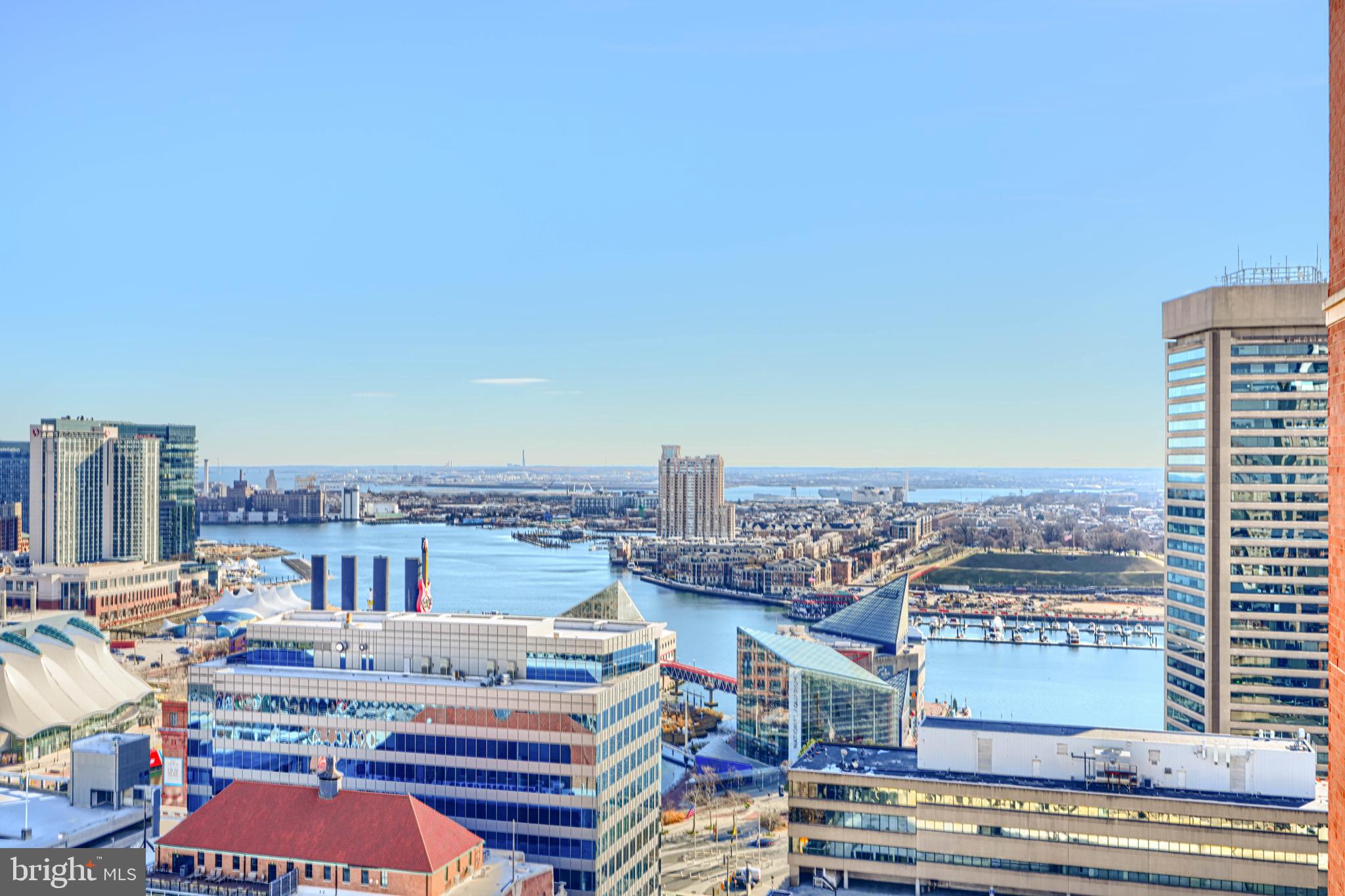 414 Water Street, Unit 2701 Baltimore, MD 21202 - Photo 12 of 24 View from Primary Bedroon