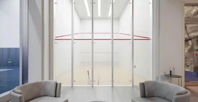 a view of entryway with furniture