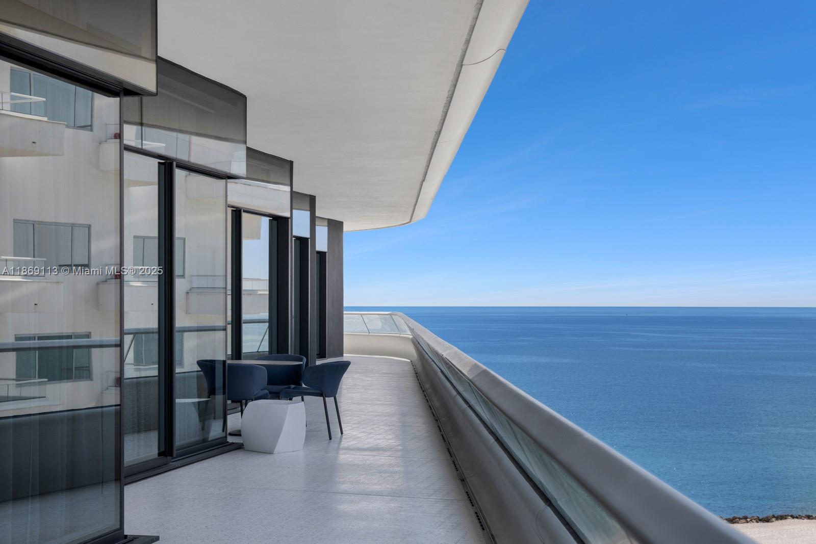 3315 Collins Avenue, Unit 10B Miami Beach, FL 33140 - Photo 28 of 42 a view of balcony with furniture