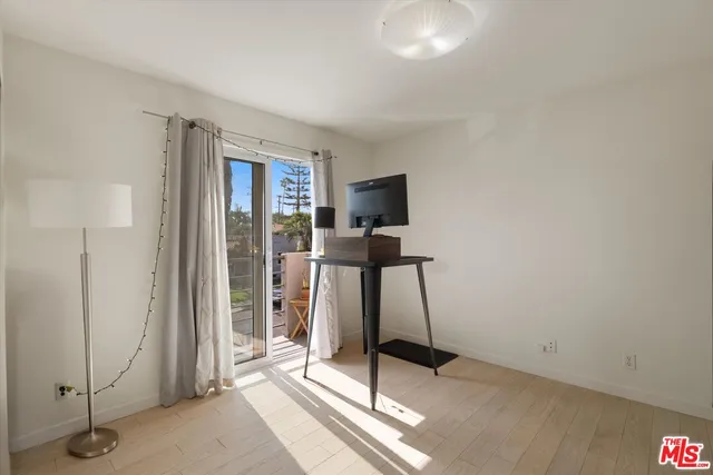 a view of a livingroom with a flat screen tv