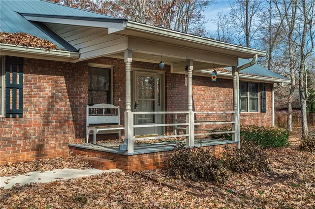 a view of a house with a window