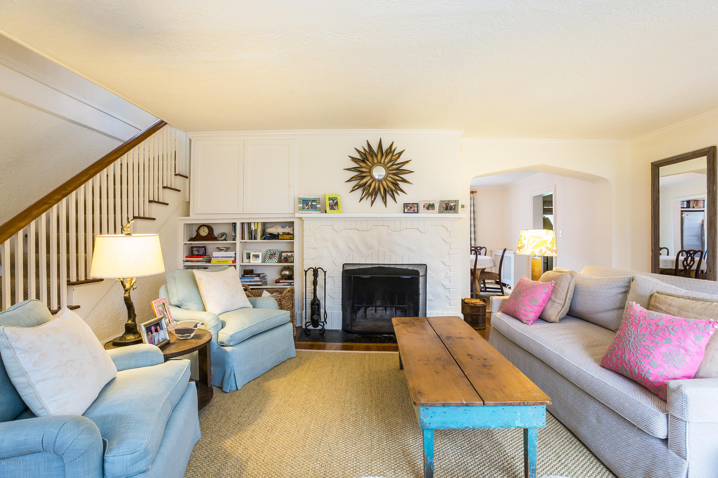 17 Oval Avenue Riverside, CT 06878 - Photo 4 of 26 a living room with furniture and a fireplace