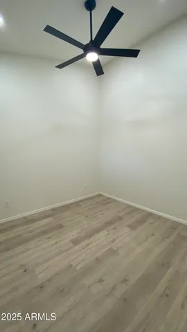 a view of a room with an empty space