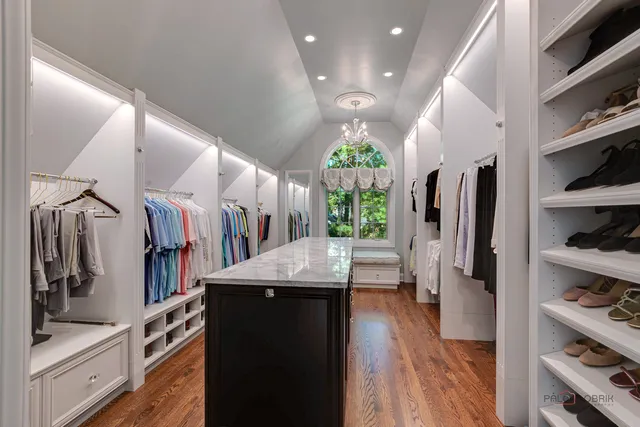 a view of a trees with a yard