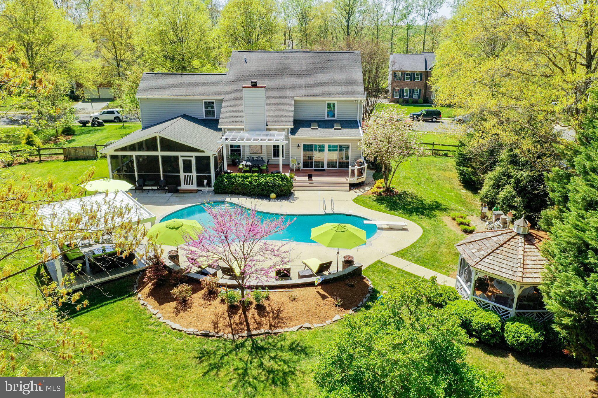 3254 Breckenridge Way Riva, MD 21140 - Photo 4 of 65 Serene backyard oasis with pool.