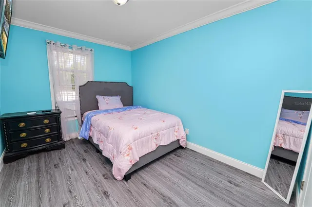 a view of swimming pool with a yard