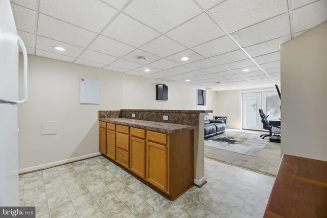 a view of a lake with a mountain in the background