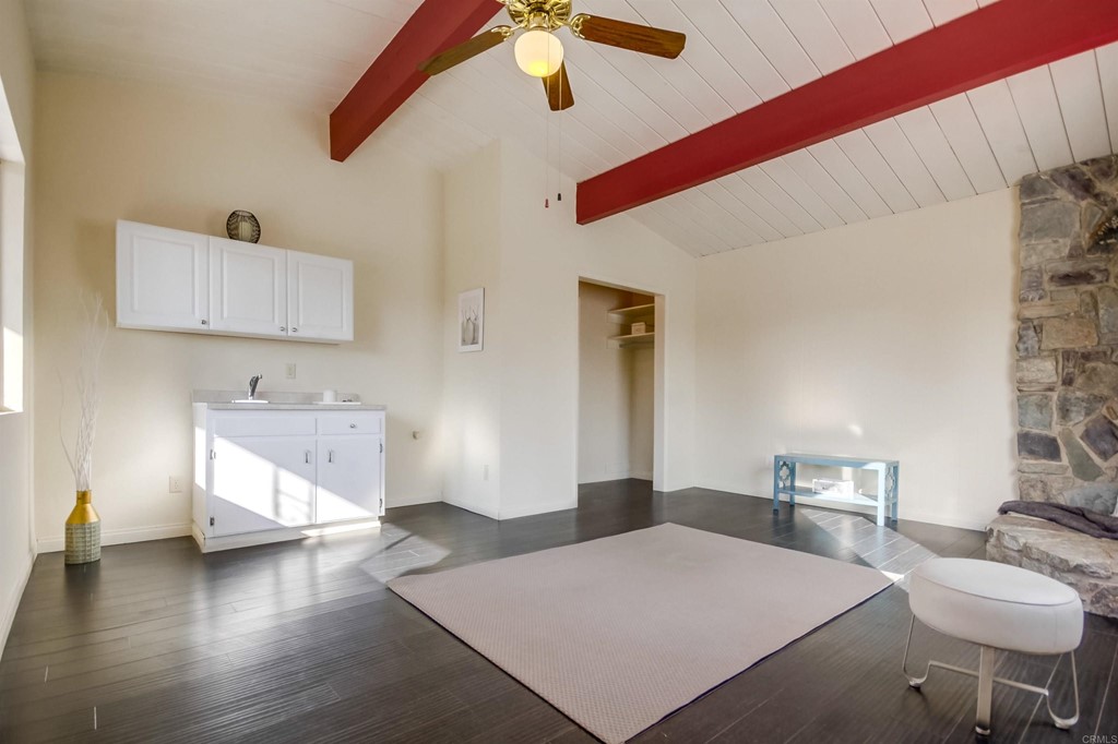 9913 Lindo Lane Lakeside, CA 92040 - Photo 14 of 53 a living room with furniture and a wooden floor