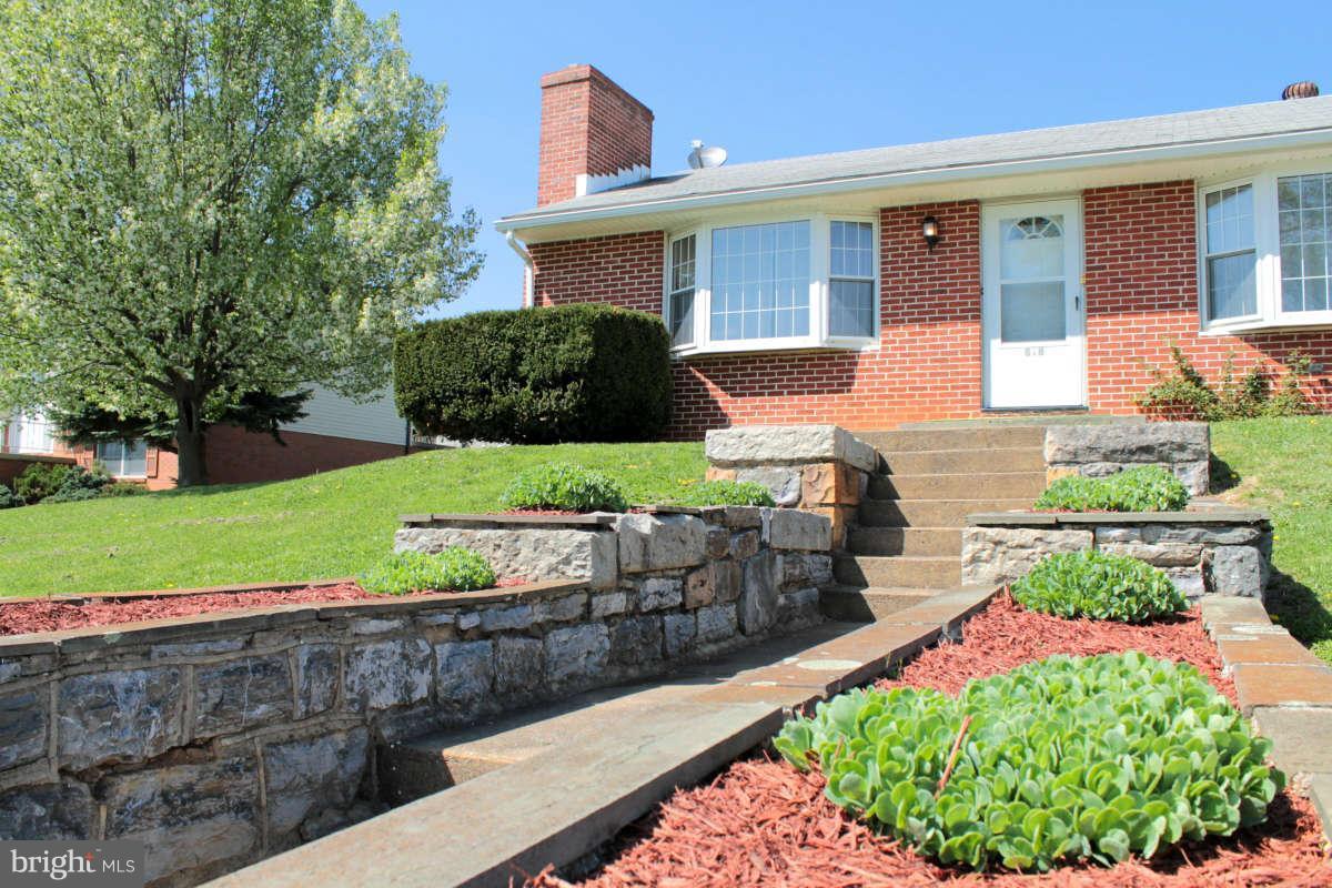 Front Entry Stairs and Stone Planters