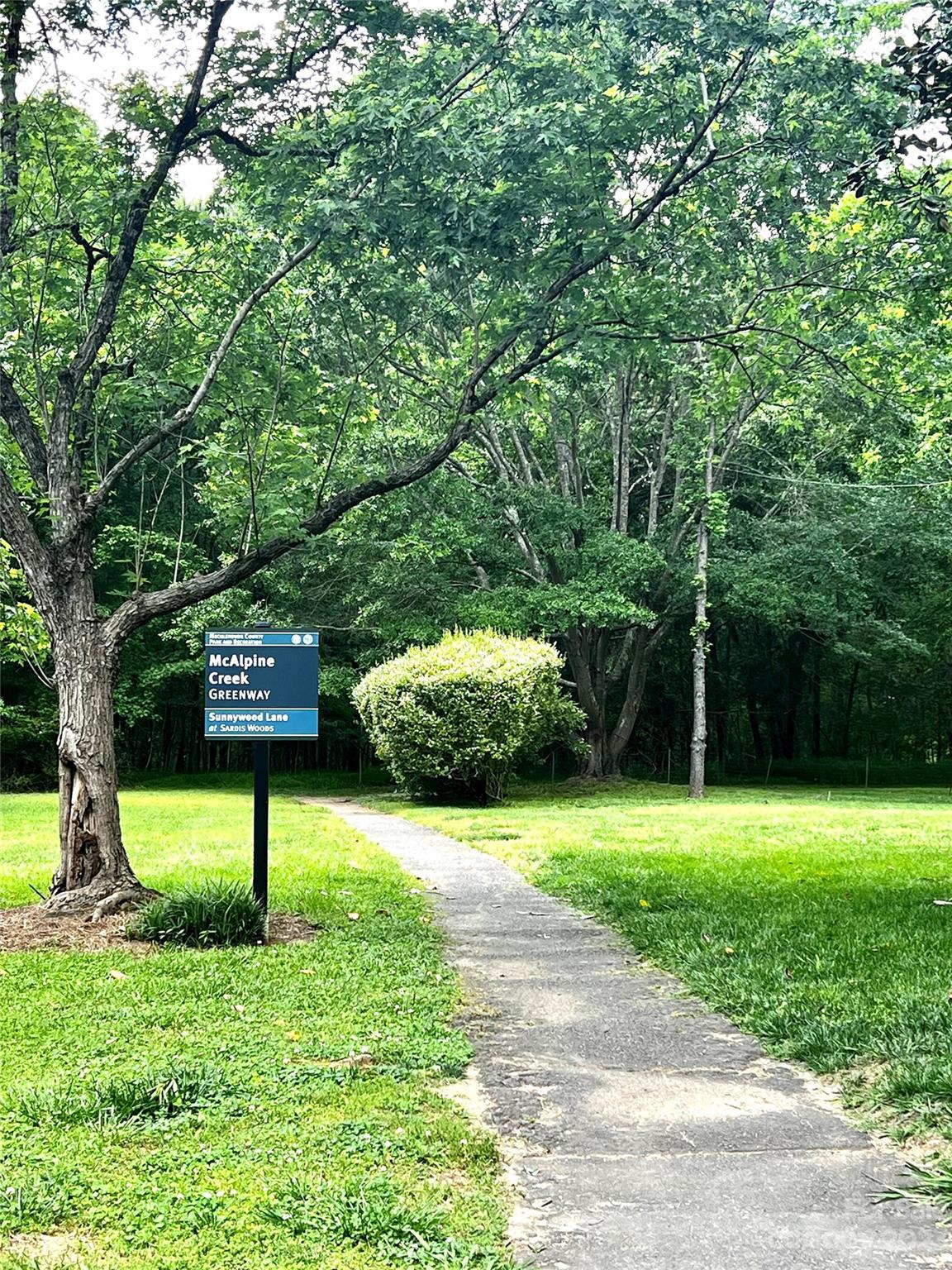 9613 Watergate Road Charlotte, NC 28270 - Photo 33 of 33 a view of a park with large trees