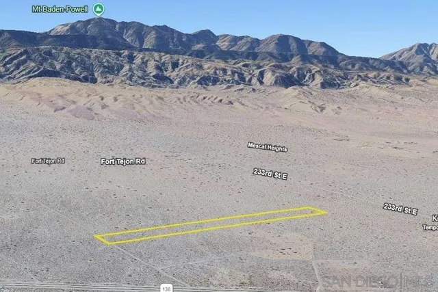 a view of a dry area