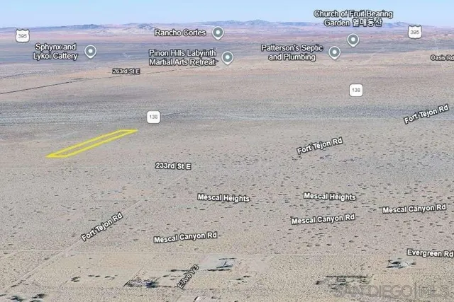 $30,995 | 0 238th Street East, Llano, CA 93544