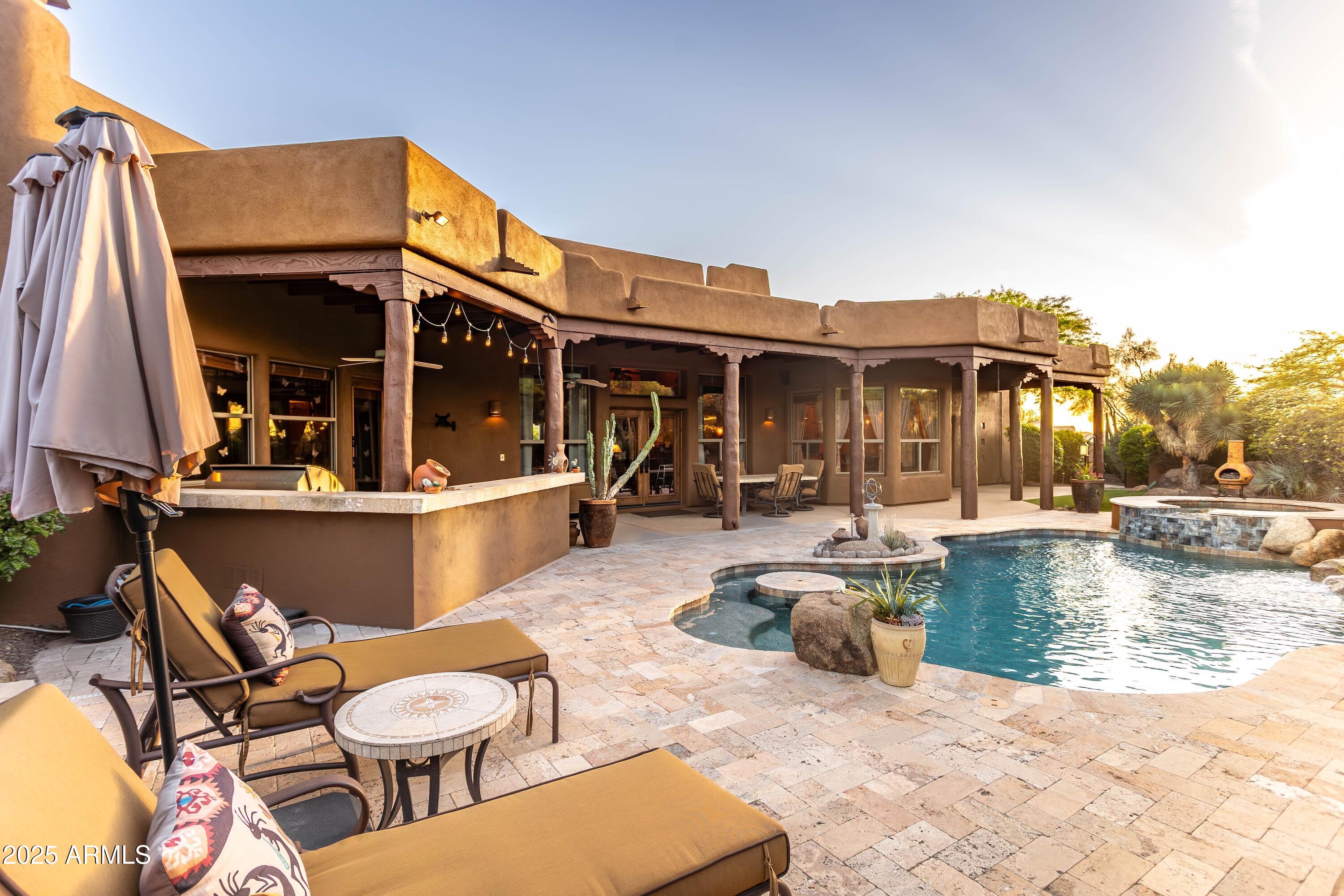 38599 North Rising Sun Road Carefree, AZ 85377 - Photo 40 of 56 exterior back pool 1