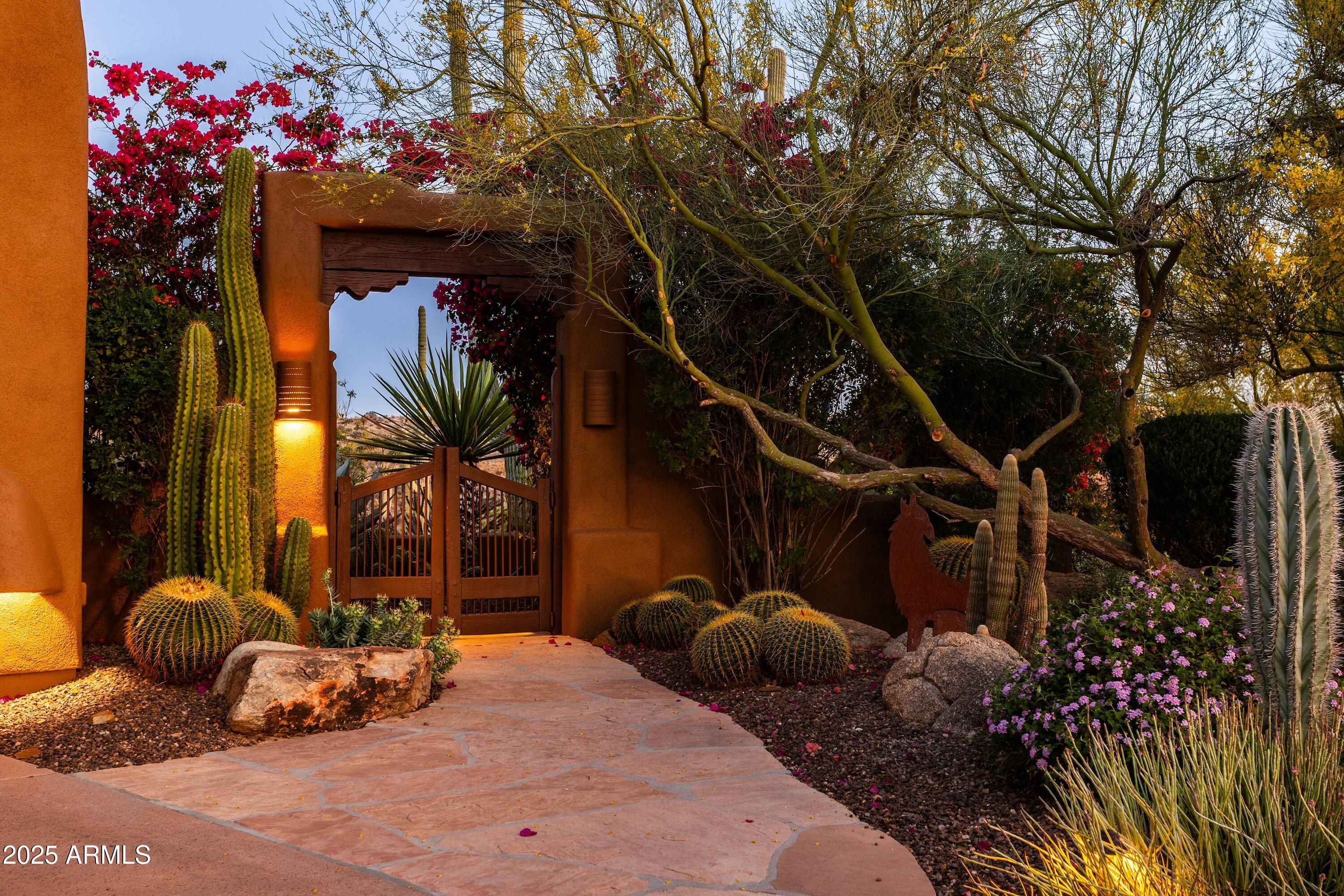 38599 North Rising Sun Road Carefree, AZ 85377 - Photo 4 of 56 exterior front gate 3