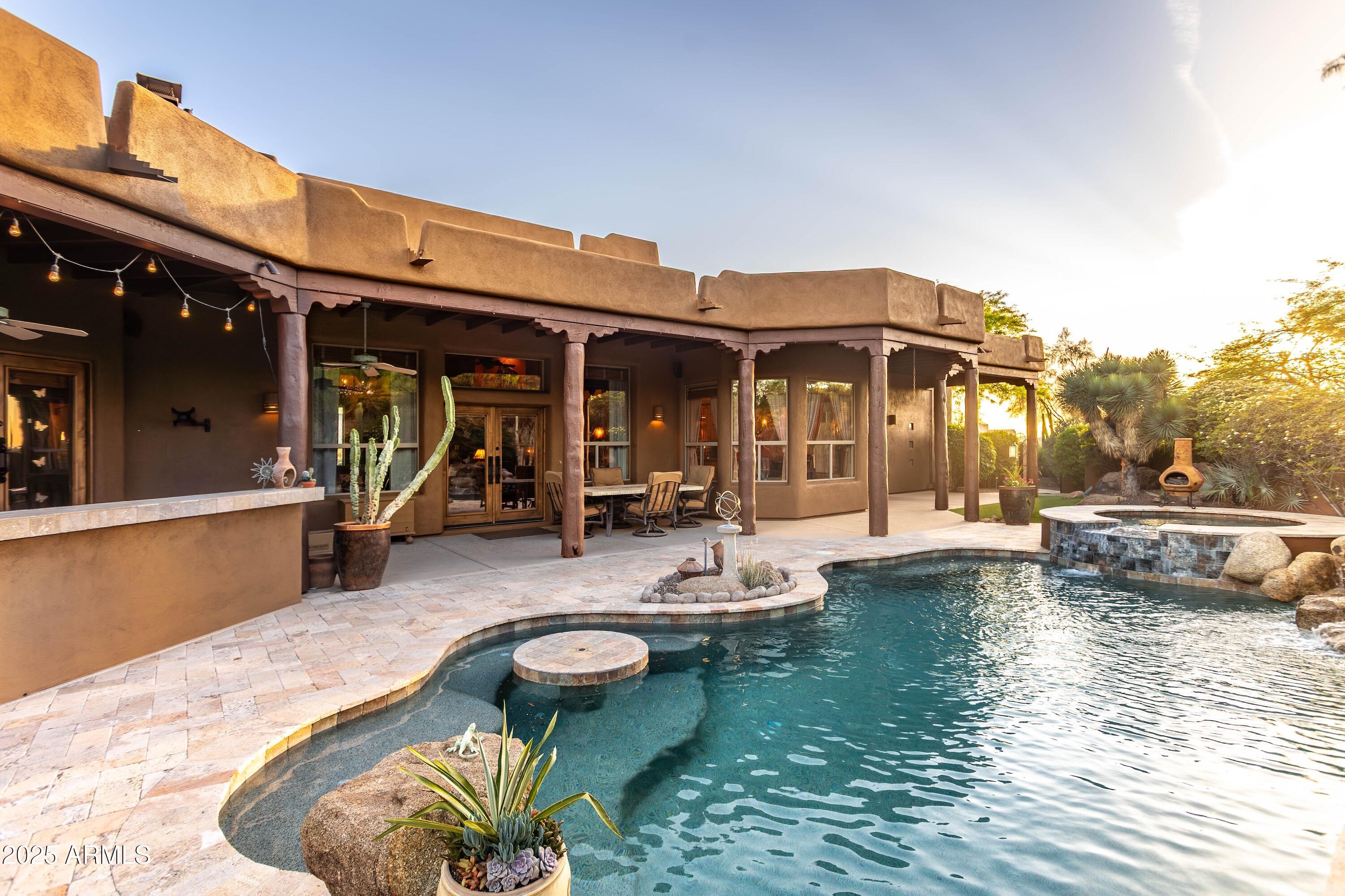 38599 North Rising Sun Road Carefree, AZ 85377 - Photo 41 of 56 exterior back pool 2