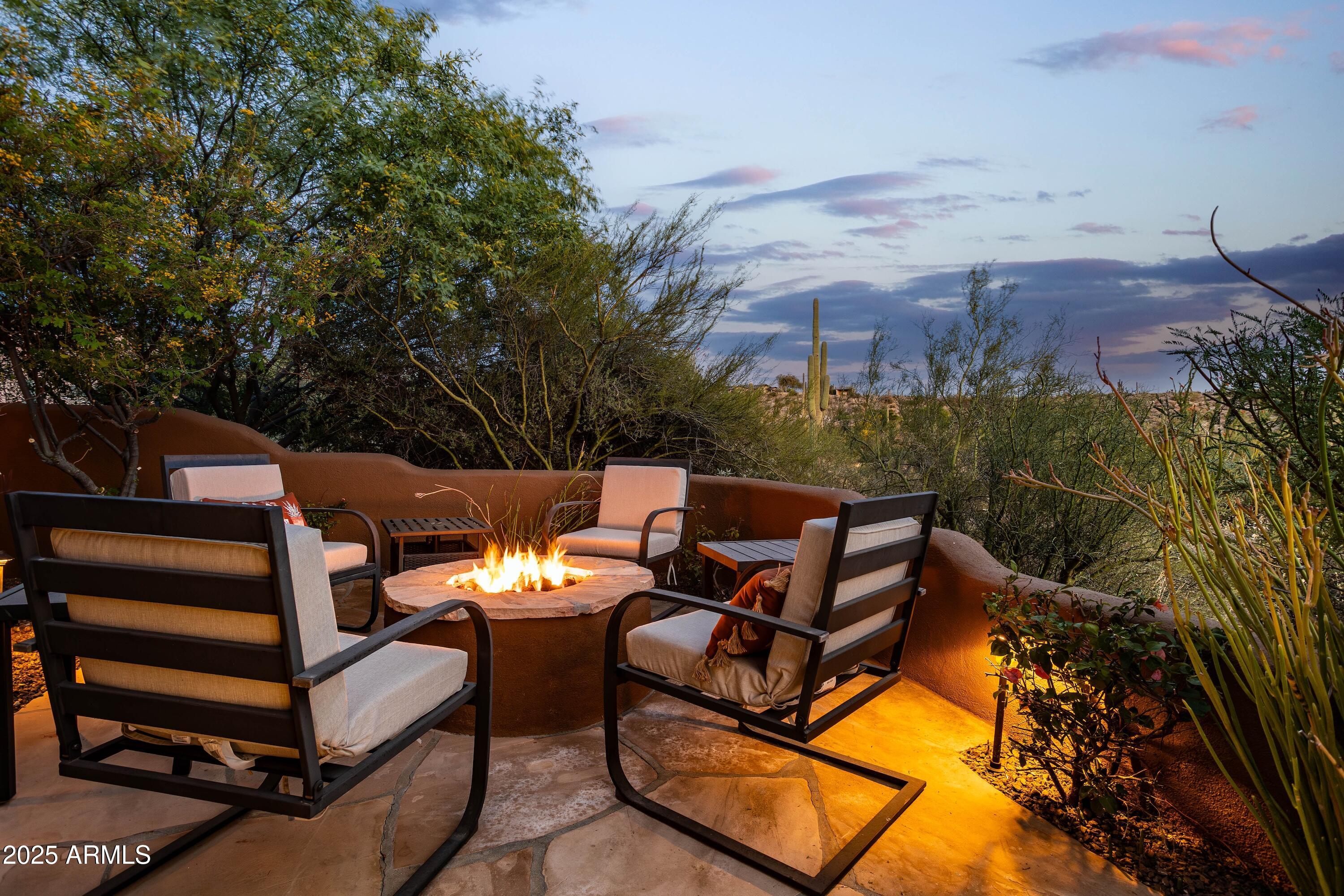 38599 North Rising Sun Road Carefree, AZ 85377 - Photo 49 of 56 exterior front firepit 2
