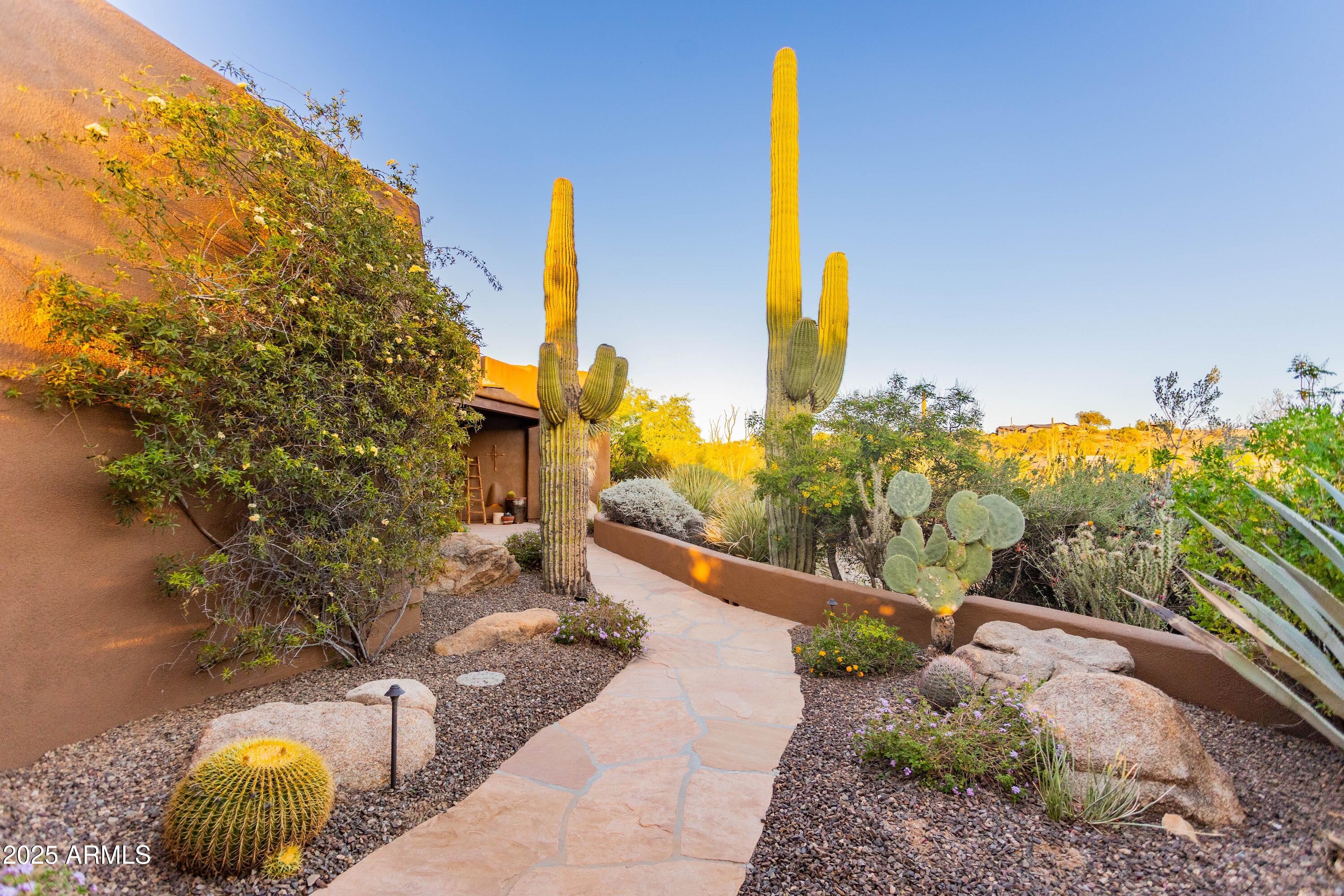 38599 North Rising Sun Road Carefree, AZ 85377 - Photo 51 of 56 path to fron courtyard