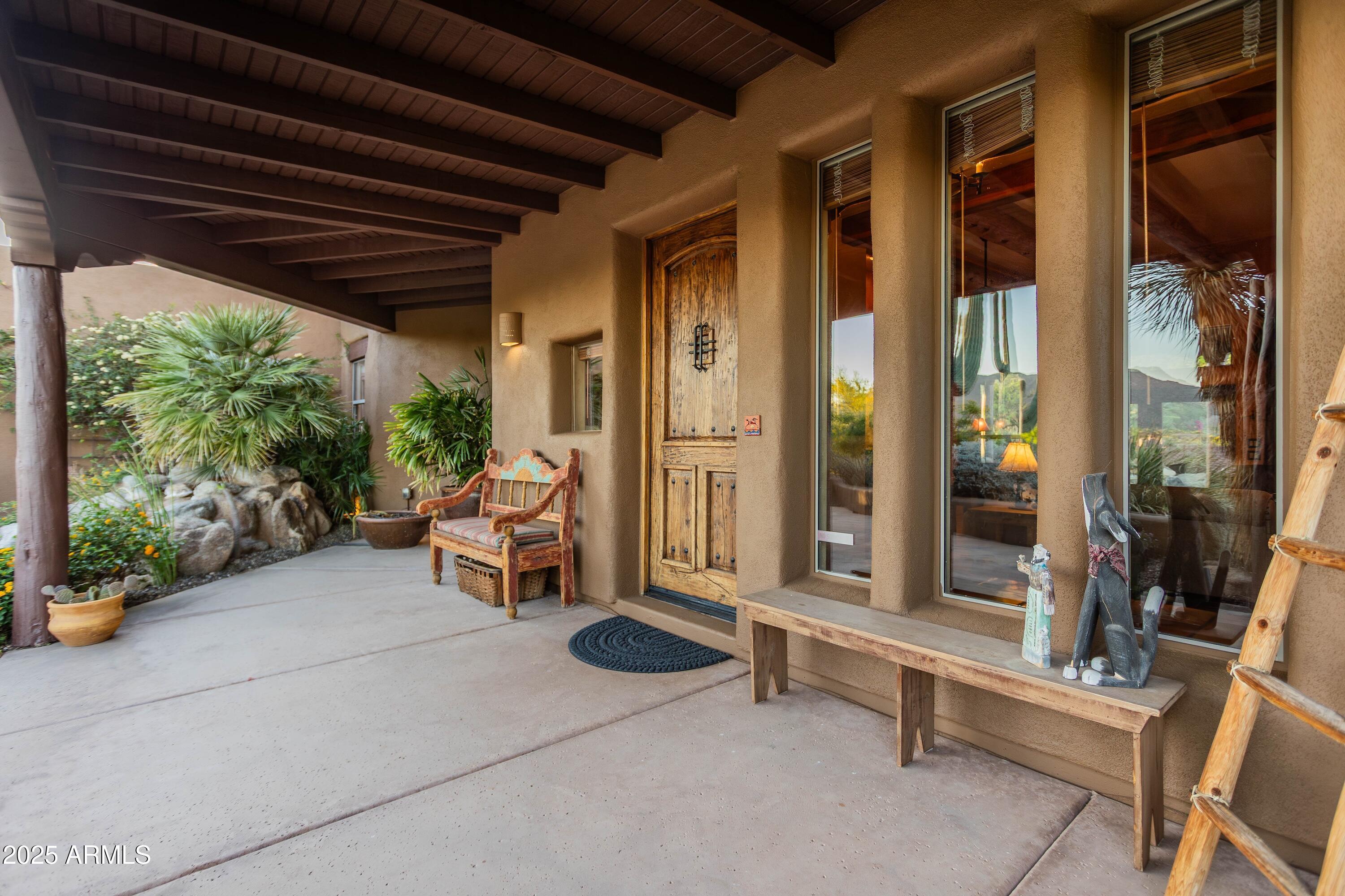 38599 North Rising Sun Road Carefree, AZ 85377 - Photo 7 of 56 exterior front door 3