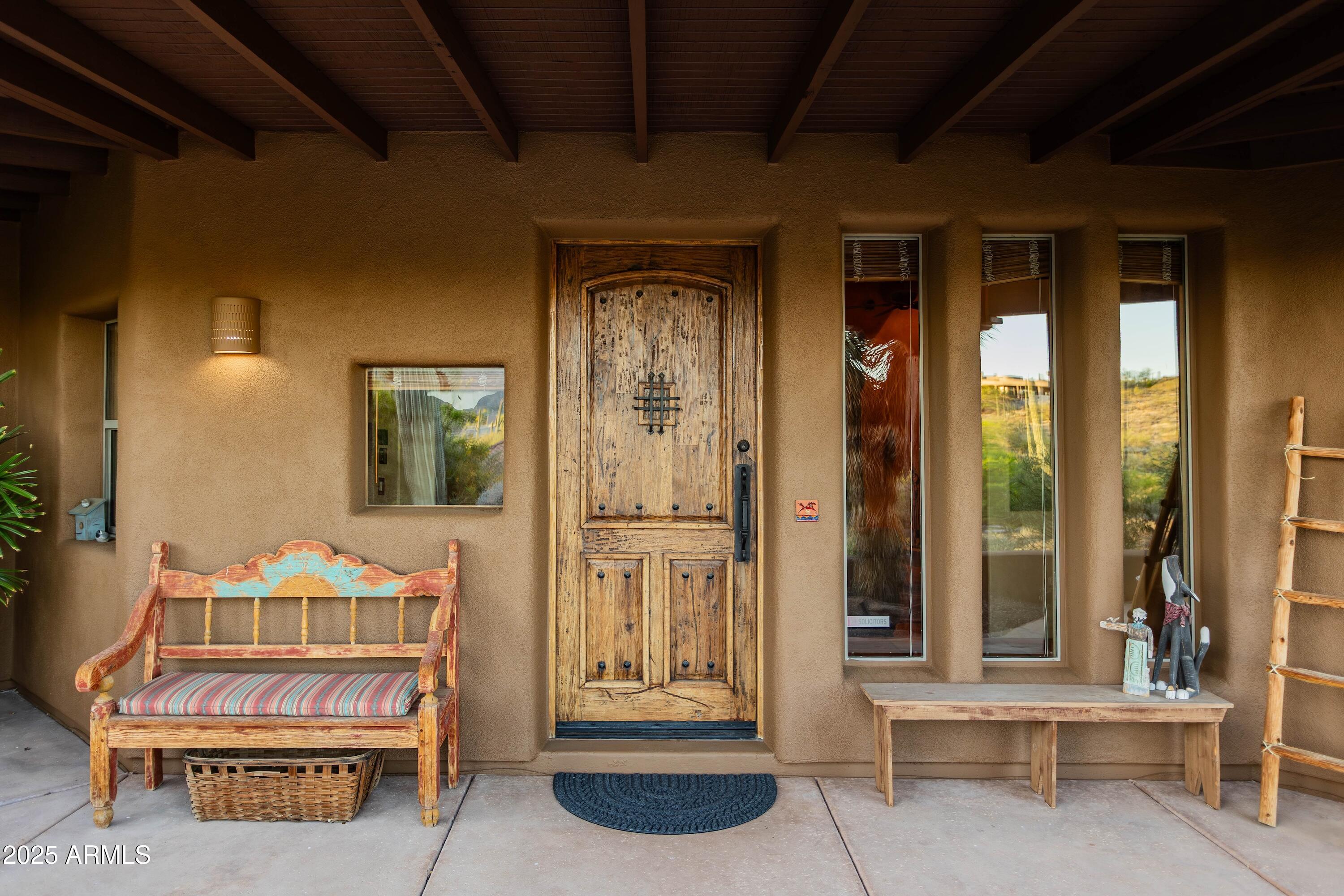 38599 North Rising Sun Road Carefree, AZ 85377 - Photo 9 of 56 exterior front door 2