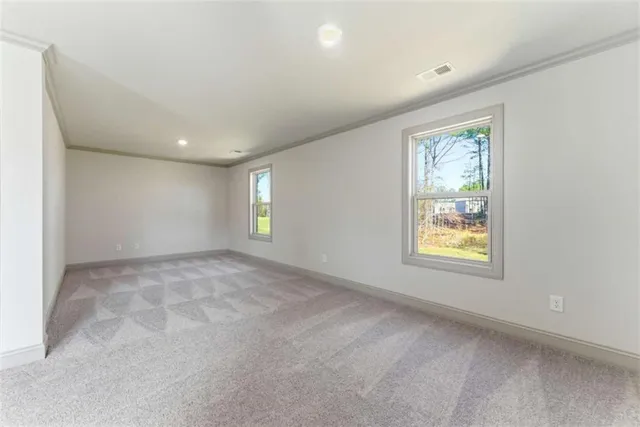 a room with two mirror and a bathtub