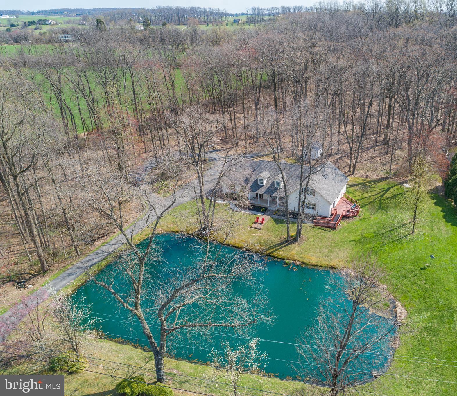 121 East Conestoga Road Elverson, PA 19520 - Photo 54 of 55 Pond in the front/Woods in the back