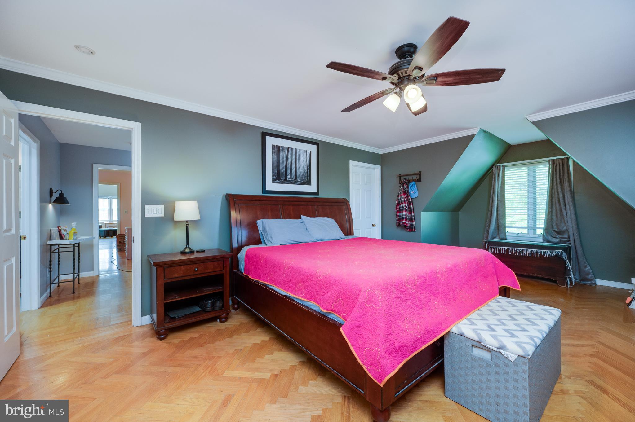 510 Greenhowe Drive Lititz, PA 17543 - Photo 22 of 31 a bed room with a bed and a chandelier